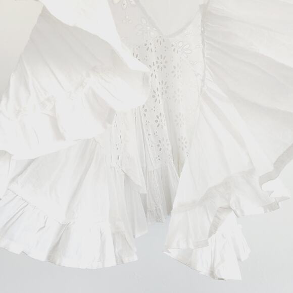 Free People White Eyelet Dress - Picture 8 of 11